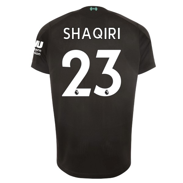 Camiseta Liverpool NO.23 Shaqiri Tercera equipación 2019-2020 Negro